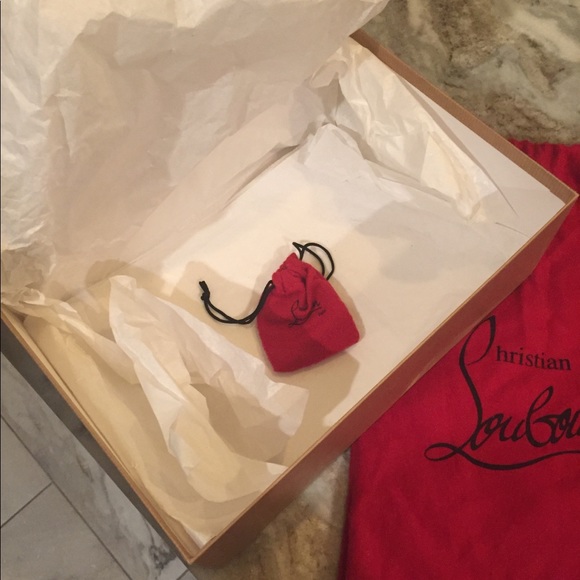 Christian Louboutin Follies Draperia Black Suede/Chiffon Heels Sz. 37 - Picture 6 of 8